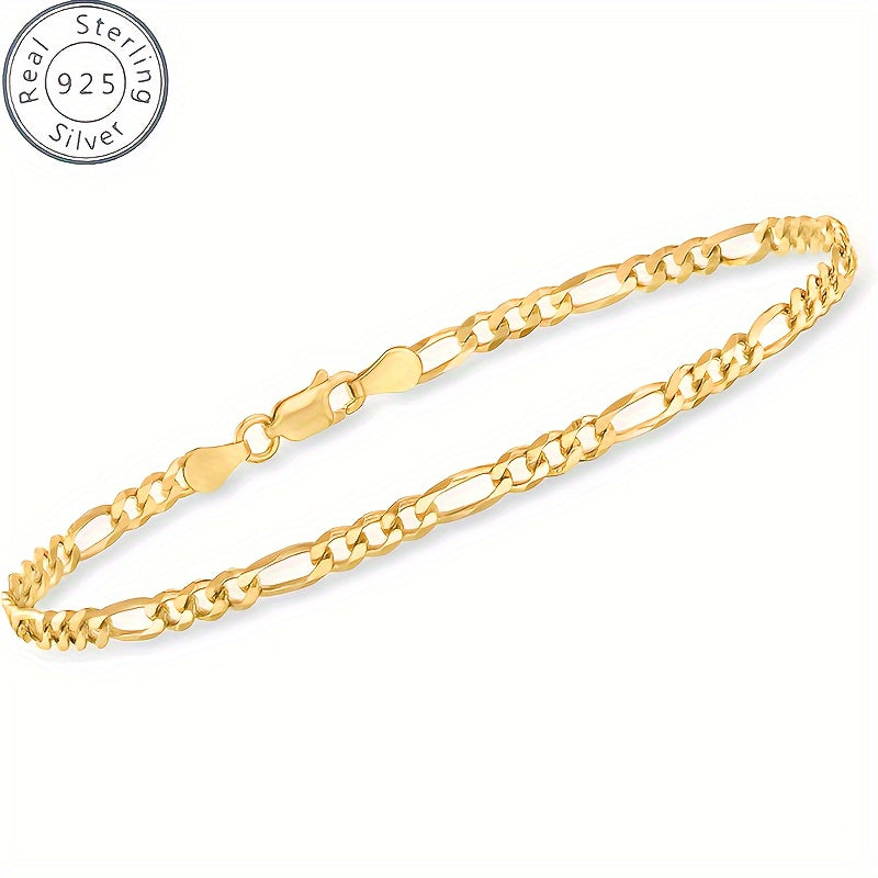 Italian Ferrero Bracelet – 925 Sterling Silver, Hypoallergenic Unisex Jewelry Gift for Any Occasion