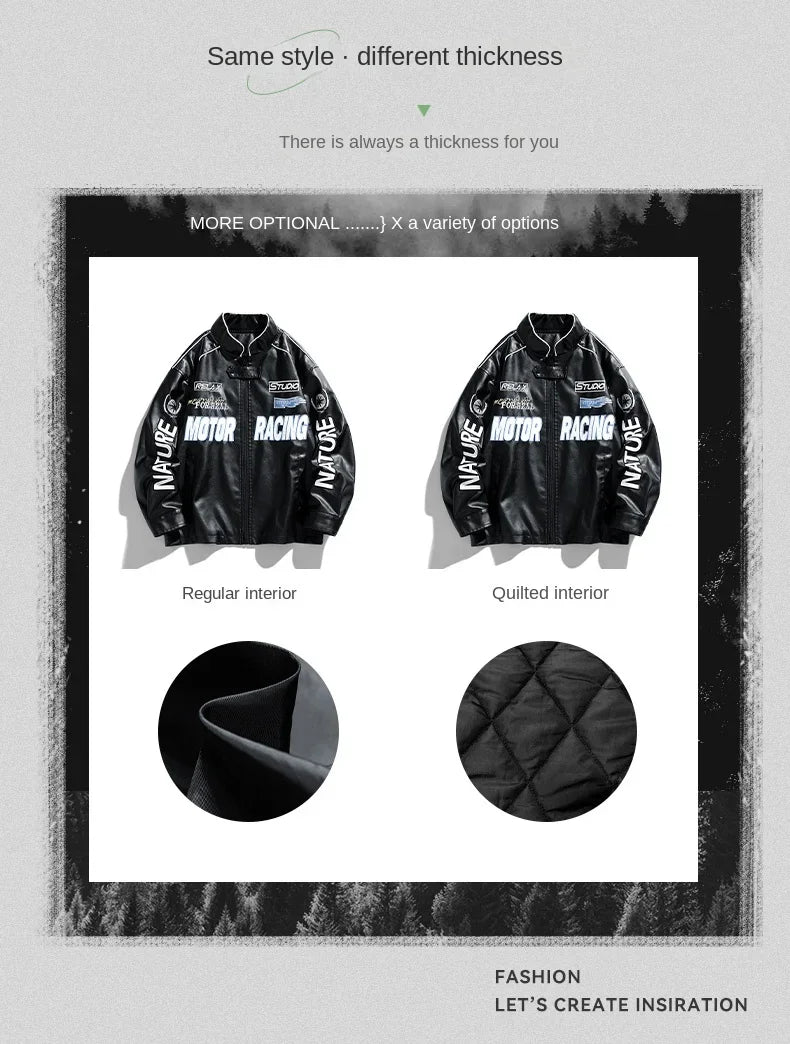 Men’s Leather Jacket – Trendy Autumn/Winter Fashion, High-Quality, Comfortable, Multi-Functional Outerwear
