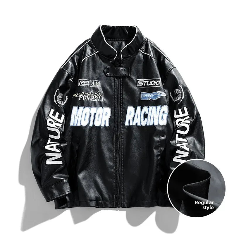 Men’s Leather Jacket – Trendy Autumn/Winter Fashion, High-Quality, Comfortable, Multi-Functional Outerwear