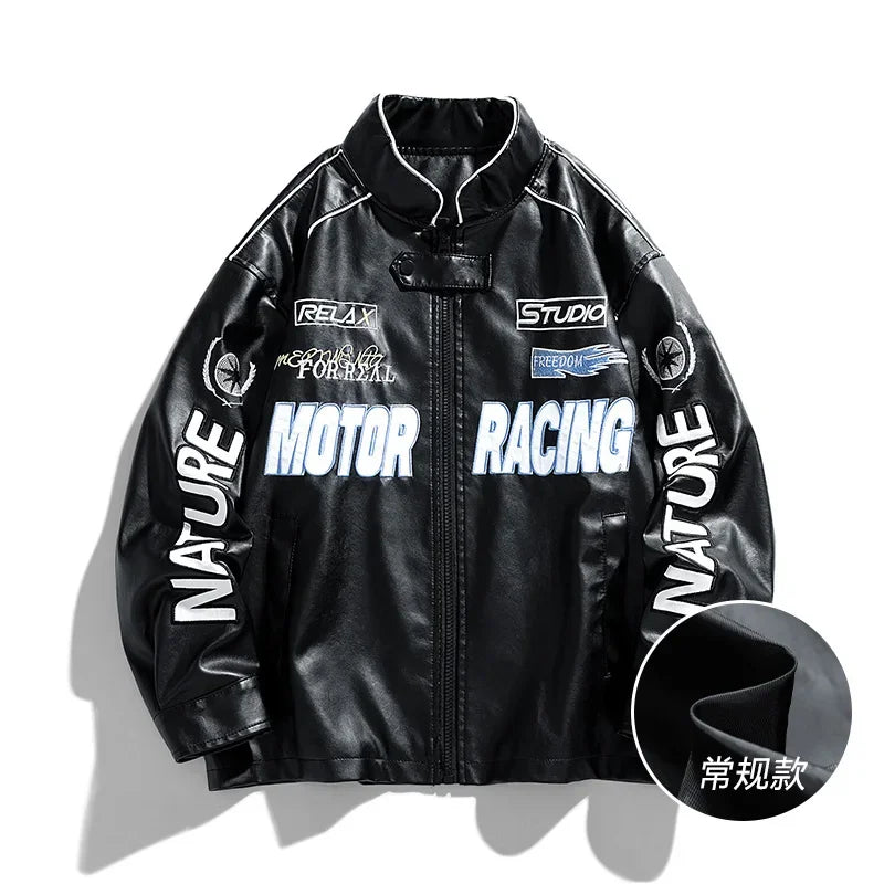 Men’s Leather Jacket – Trendy Autumn/Winter Fashion, High-Quality, Comfortable, Multi-Functional Outerwear