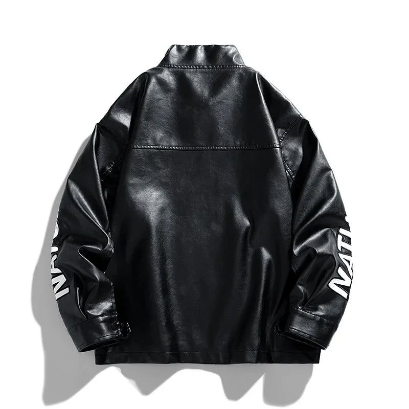 Men’s Leather Jacket – Trendy Autumn/Winter Fashion, High-Quality, Comfortable, Multi-Functional Outerwear