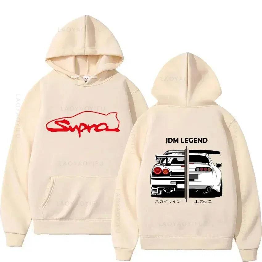 Unisex F40 Car Pattern Sweater – Fall/Winter Fashion, Comfortable & Warm, Matching Men’s and Women’s Style