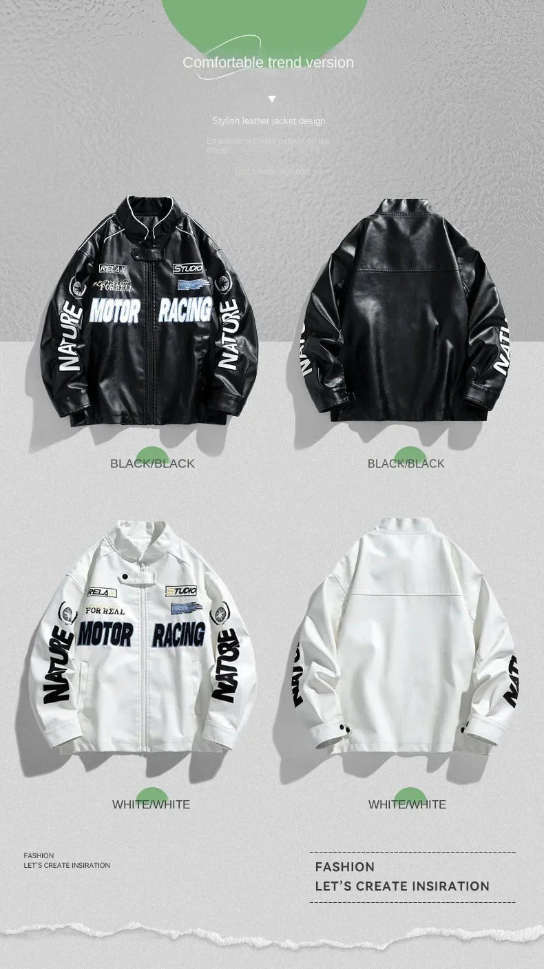 Men’s Leather Jacket – Trendy Autumn/Winter Fashion, High-Quality, Comfortable, Multi-Functional Outerwear
