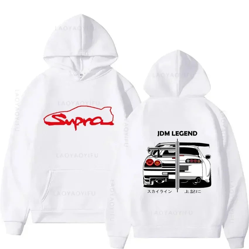 Unisex F40 Car Pattern Sweater – Fall/Winter Fashion, Comfortable & Warm, Matching Men’s and Women’s Style