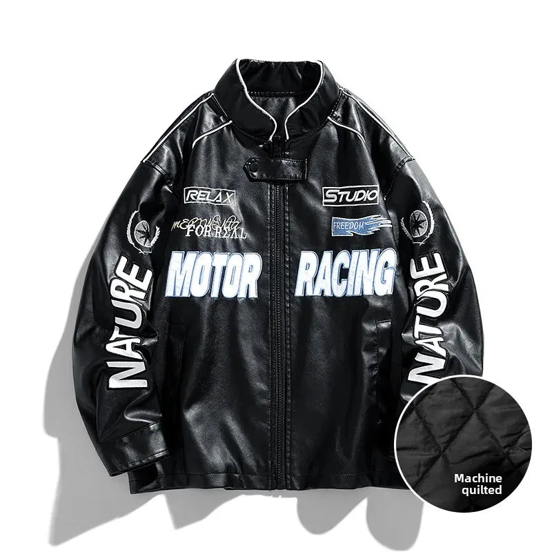 Men’s Leather Jacket – Trendy Autumn/Winter Fashion, High-Quality, Comfortable, Multi-Functional Outerwear